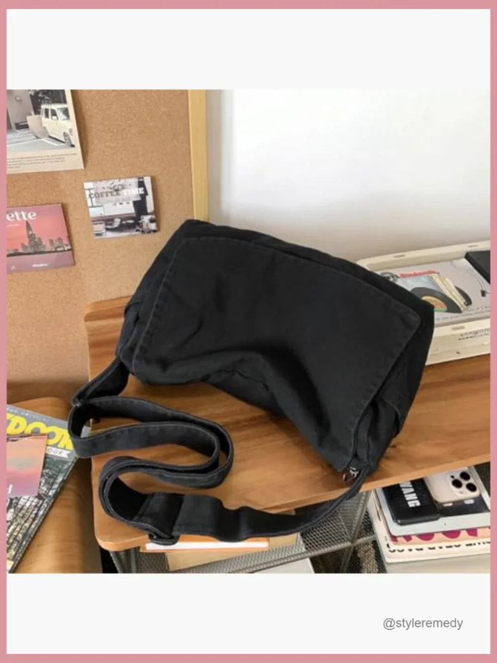 Canvas Messenger Satchel Bag Crossbody Shoulder Bag Laptop Bag Sling Bag